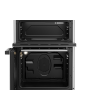 Beko EDC634S 60cm Double Oven Electric Cooker with Ceramic Hob - Silver