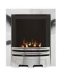 Sirocco Grace Slimline High Efficiency Glass Fronted Gas Fire - Chrome