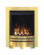 Sirocco Grace Full Depth High Efficiency Glass Fronted Gas Fire - Brass