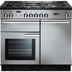 Rangemaster Professional Plus 100cm Dual Fuel Range Cooker SS
