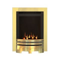 Sirocco Grace Slimline High Effieciency Gas Fire - Brass