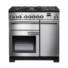 Rangemaster PDL90DFFSS/C PDL90DFFSS Professional Deluxe Dual Fuel Range Cooker