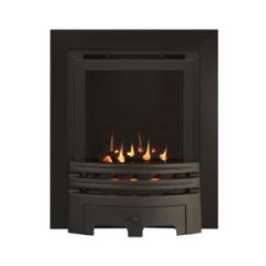 Sirocco Grace Slimline High Efficiency Glass Fronted Gas Fire - Chrome