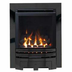 Sirocco Grace Full Depth High Efficiency Glass Fronted Gas Fire - Nickel