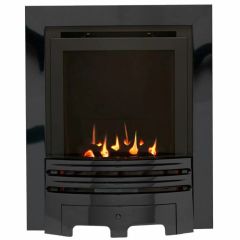 Sirocco Grace Slimline High Efficiency Glass Fronted Gas Fire - Nickel