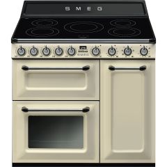 Smeg TR93IP2 90x60cm Victoria Induction Range Cooker - Cream