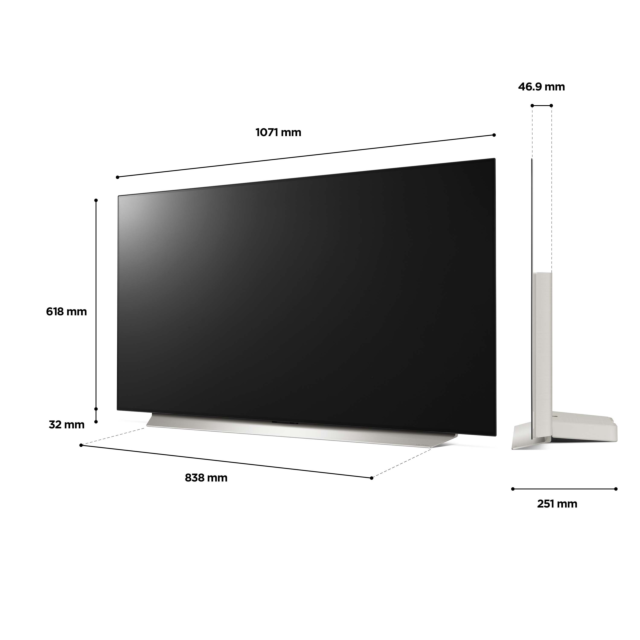 LG OLED48C26LB_AEK 48inch 4K OLED Smart TV with Voice Assistants